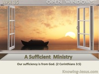 A Sufficient  Ministry